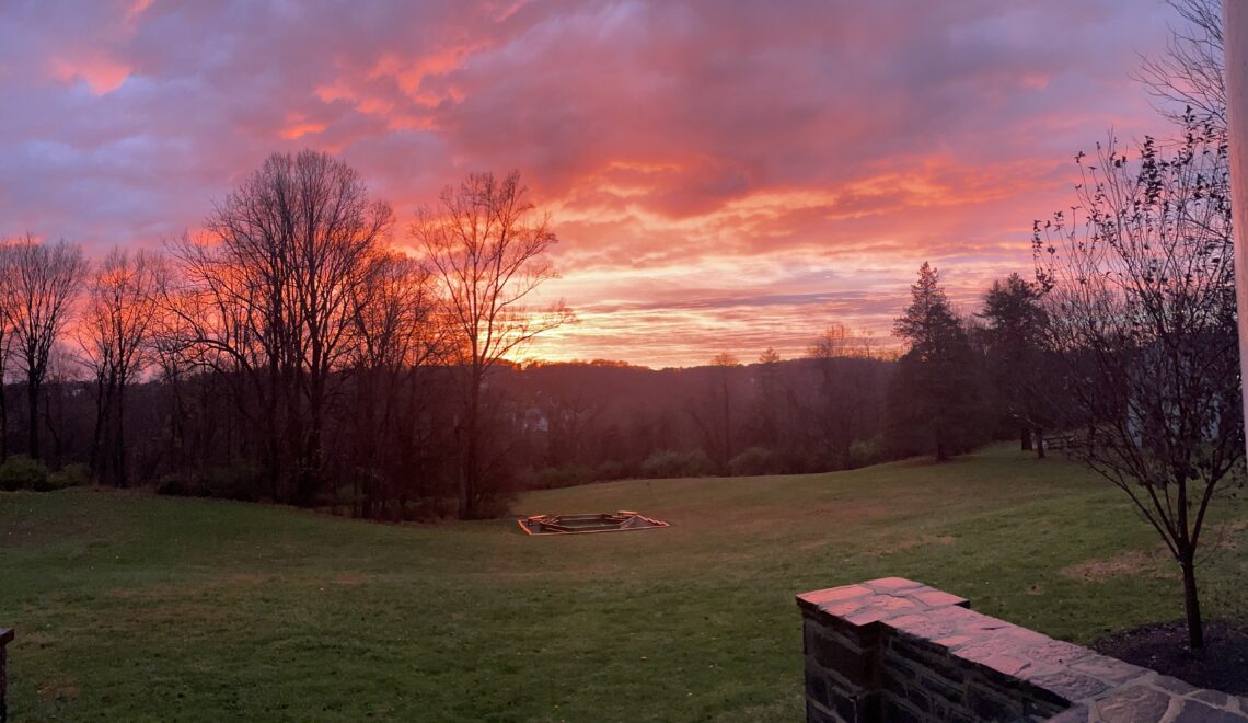 Back Porch Sunset